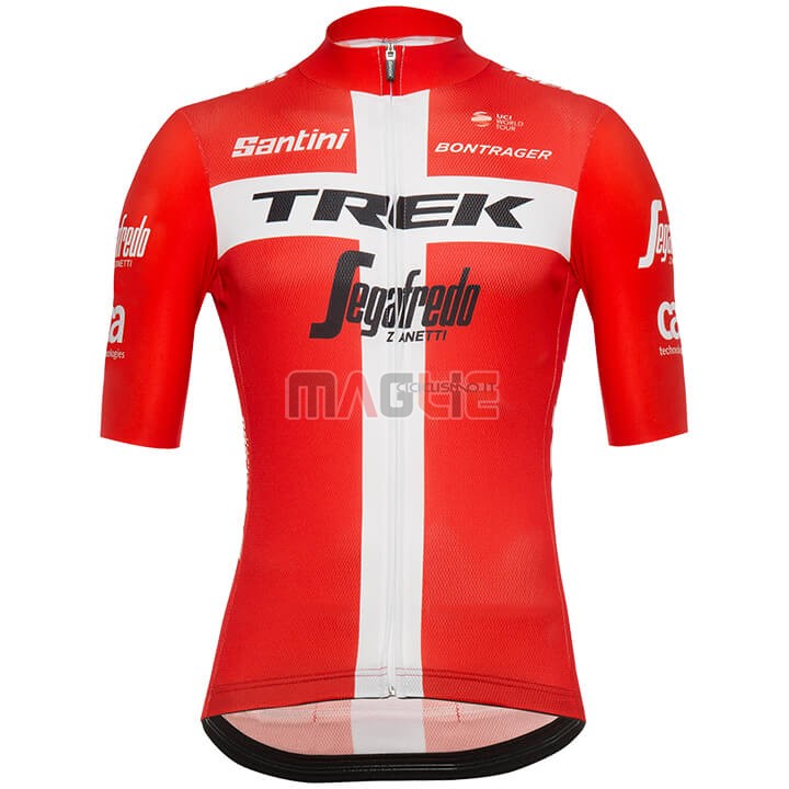 Maglia Trek Segafredo Campione Danimarca Manica Corta 2018 - Clicca l'immagine per chiudere